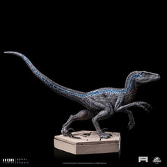 Jurassic World Icons Statue Velociraptor Blue 0618231952045