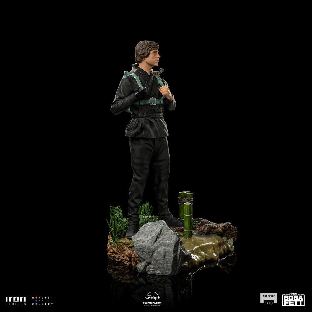 Star Wars Book of Boba Fett Art Scale Statue 1/10 Luke Skywalker & Grogu Training 20 cm 0618231952502