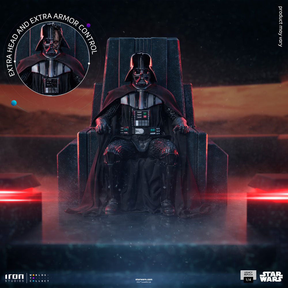 Star Wars Legacy Replica Statue 1/4 Darth Vader on Throne 48 cm 0618231952731