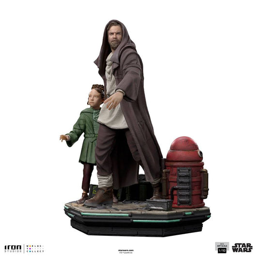 Star Wars: Obi-Wan Kenobi Deluxe Art Scale Statue 1/10 Obi-Wan & Young Leia 20 cm 0618231952748