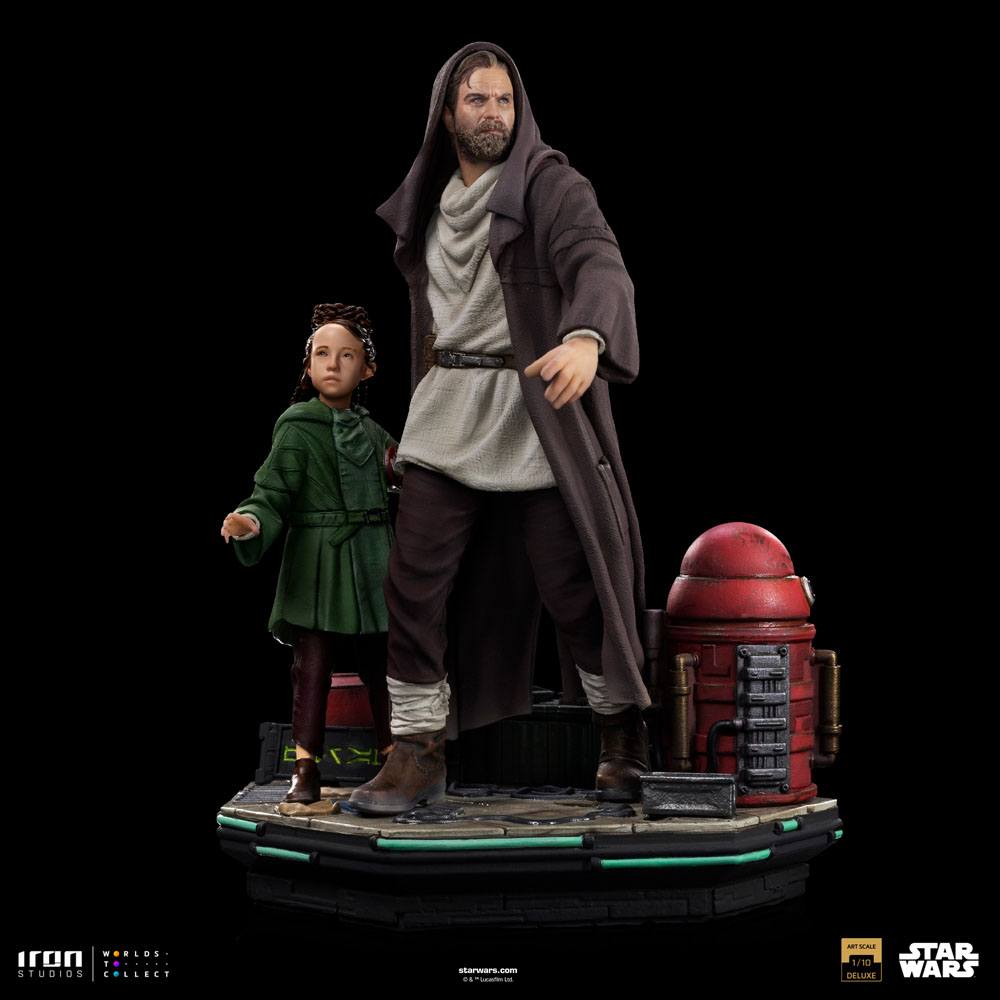 Star Wars: Obi-Wan Kenobi Deluxe Art Scale Statue 1/10 Obi-Wan & Young Leia 20 cm 0618231952748