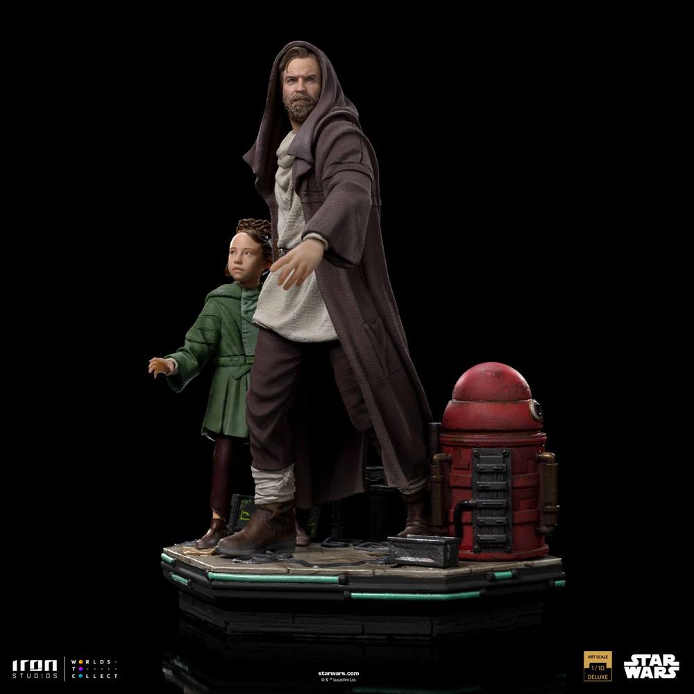 Star Wars: Obi-Wan Kenobi Deluxe Art Scale Statue 1/10 Obi-Wan & Young Leia 20 cm 0618231952748