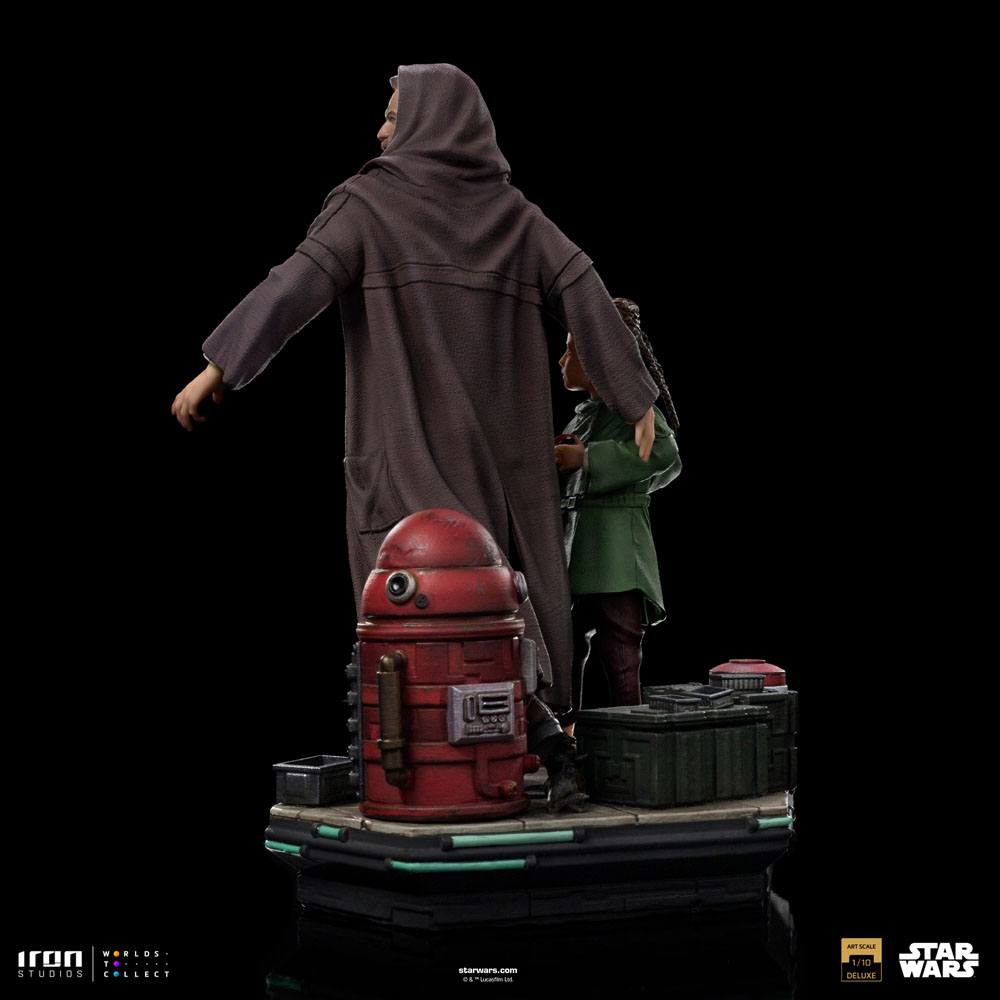 Star Wars: Obi-Wan Kenobi Deluxe Art Scale Statue 1/10 Obi-Wan & Young Leia 20 cm 0618231952748