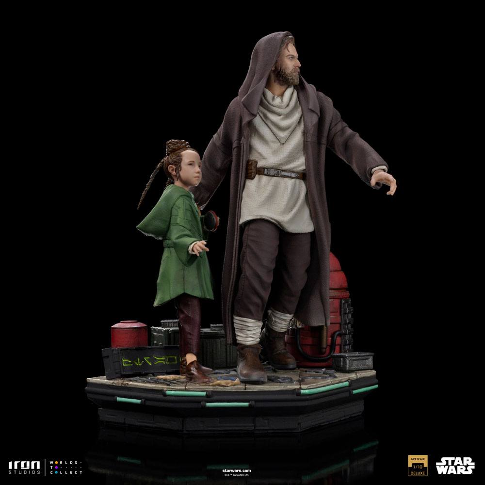 Star Wars: Obi-Wan Kenobi Deluxe Art Scale Statue 1/10 Obi-Wan & Young Leia 20 cm 0618231952748