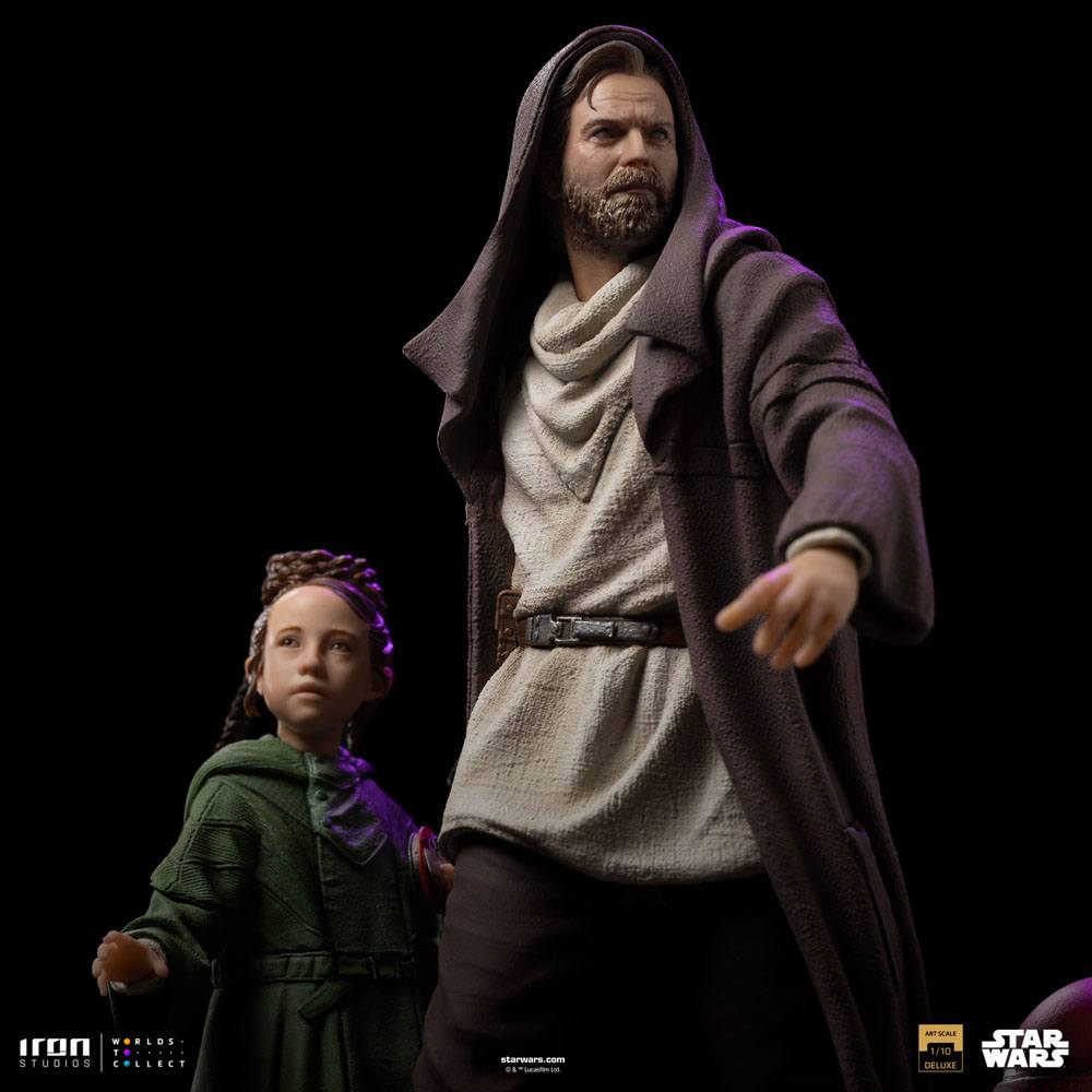 Star Wars: Obi-Wan Kenobi Deluxe Art Scale Statue 1/10 Obi-Wan & Young Leia 20 cm 0618231952748