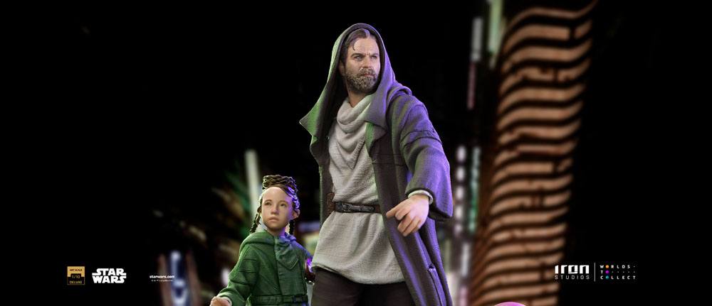 Star Wars: Obi-Wan Kenobi Deluxe Art Scale Statue 1/10 Obi-Wan & Young Leia 20 cm 0618231952748