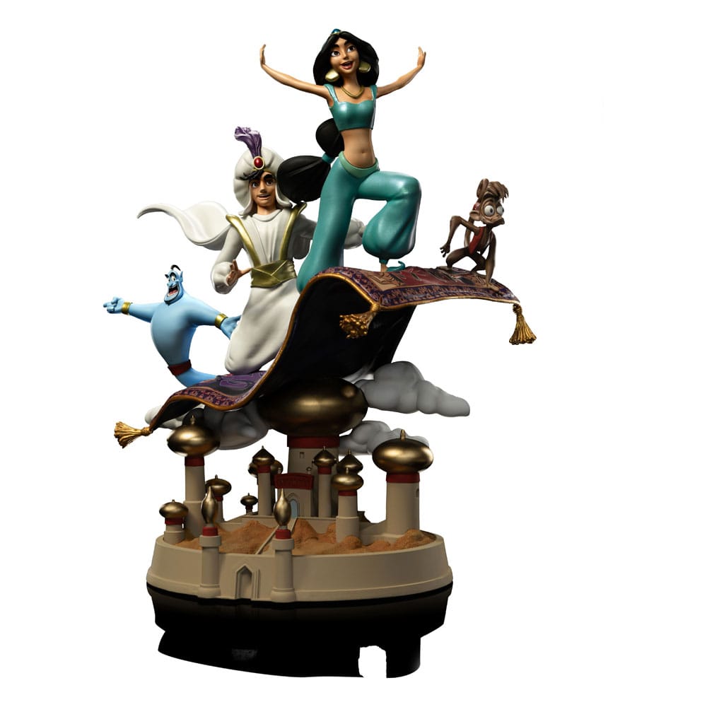 Disney Deluxe Art Scale Statue 1/10 Aladdin and Yasmine 30 cm 0618231953844