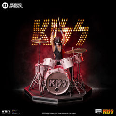 Kiss Art Scale Statue 1/10 Peter Criss Limited Edtition 22 cm 0618231954476