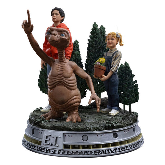 E.T. The Extra-Terrestrial Deluxe Art Scale Statue 1/10 E.T., Elliot and Gertie 19 cm 0618231954513