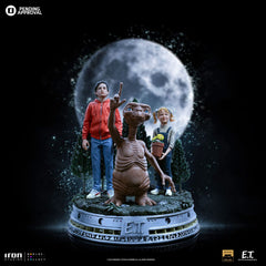 E.T. The Extra-Terrestrial Deluxe Art Scale Statue 1/10 E.T., Elliot and Gertie 19 cm 0618231954513