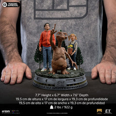 E.T. The Extra-Terrestrial Deluxe Art Scale Statue 1/10 E.T., Elliot and Gertie 19 cm 0618231954513