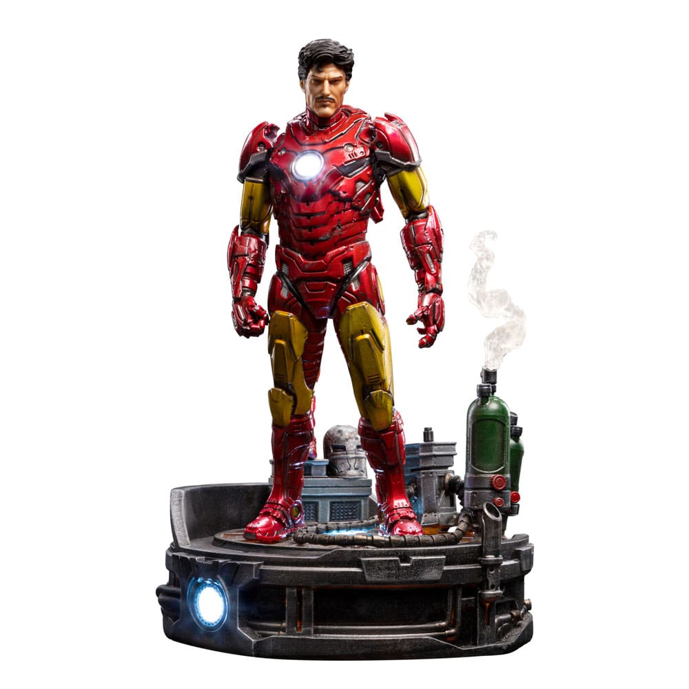 Marvel Deluxe Art Scale Statue 1/10 Iron Man Unleashed 23 cm 0618231954650