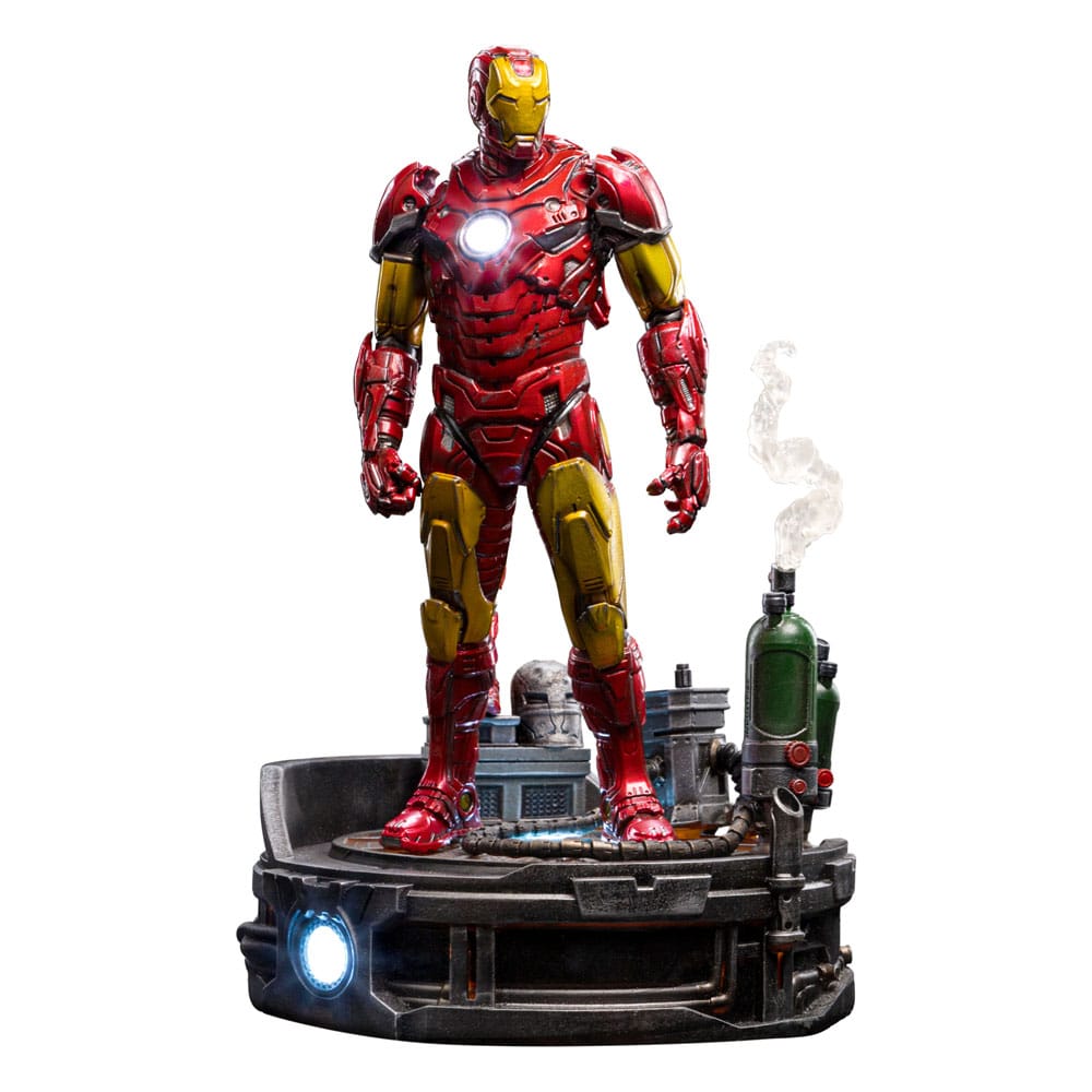 Marvel Deluxe Art Scale Statue 1/10 Iron Man Unleashed 23 cm 0618231954650