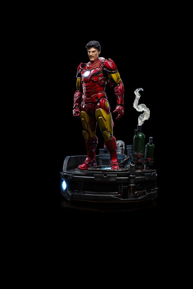 Marvel Deluxe Art Scale Statue 1/10 Iron Man Unleashed 23 cm 0618231954650