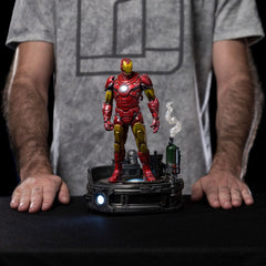 Marvel Deluxe Art Scale Statue 1/10 Iron Man Unleashed 23 cm 0618231954650