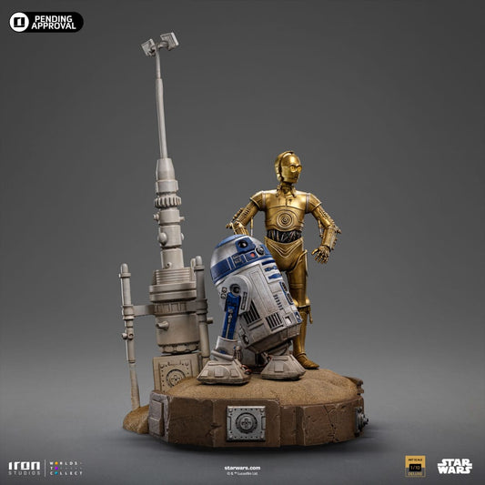 Star Wars Deluxe Art Scale Statue 1/10 C-3PO & R2D2 31 cm 0618231954988