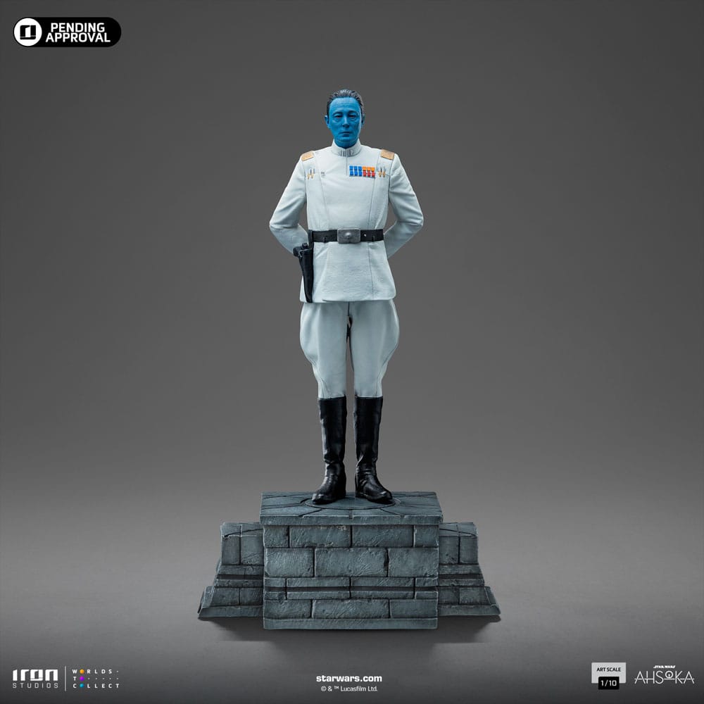 Star Wars Ahsoka Art Scale Statue 1/10 Grand Admiral Thrawn 25 cm 0618231955565