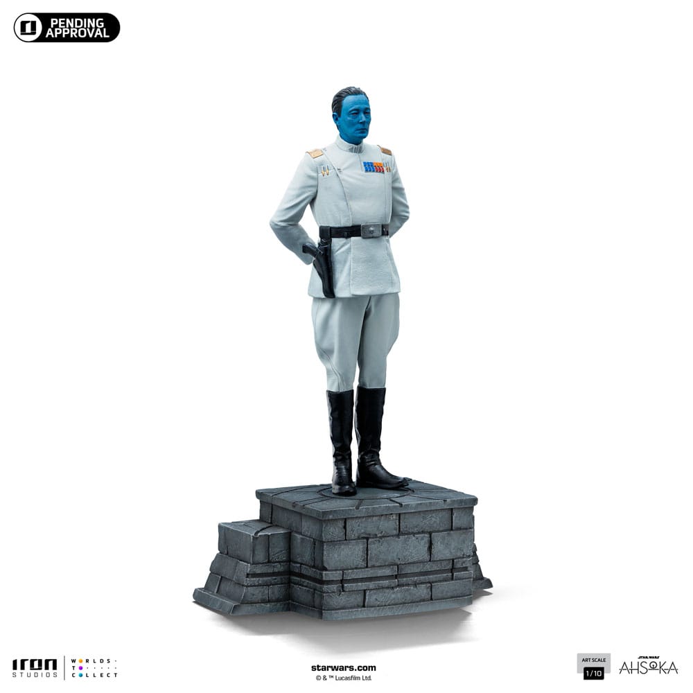 Star Wars Ahsoka Art Scale Statue 1/10 Grand Admiral Thrawn 25 cm 0618231955565