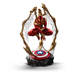 Marvel Art Scale Deluxe Statue 1/10 Spider-man Iron Armor Comics (CCXP Exclusive 2024) 24 cm 0618231955602