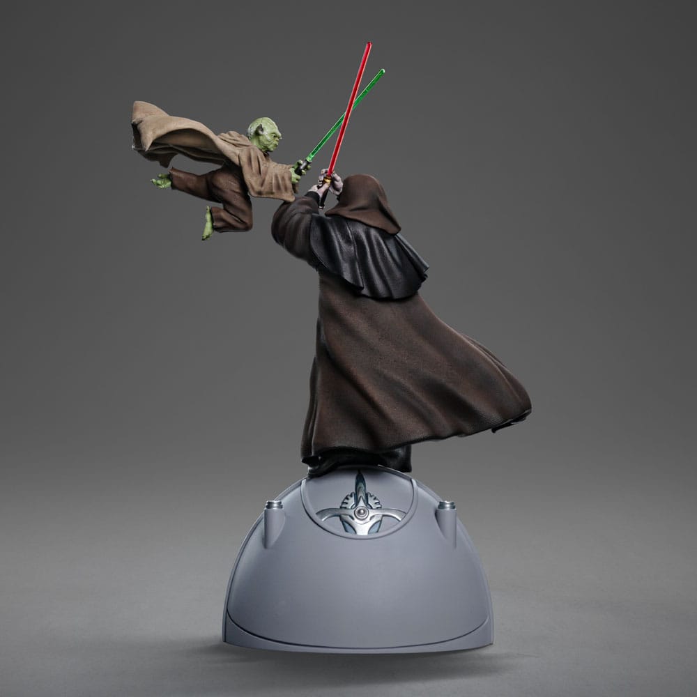 Star Wars Deluxe Art Scale Statue 1/10 Yoda vs Emperor Palpatine (CCXP Exclusive 2024) 31 cm 0618231955633