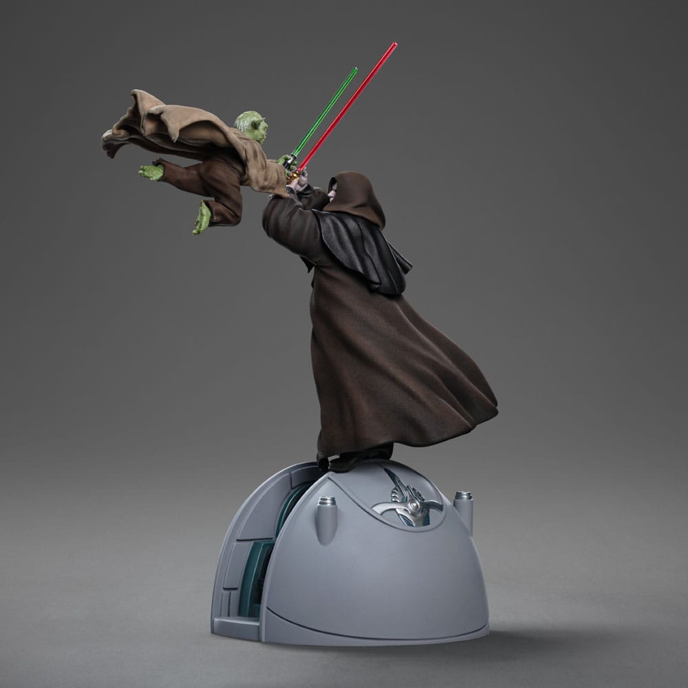 Star Wars Deluxe Art Scale Statue 1/10 Yoda vs Emperor Palpatine (CCXP Exclusive 2024) 31 cm 0618231955633