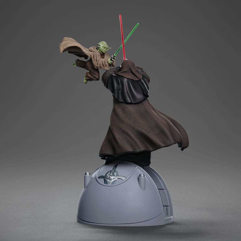 Star Wars Deluxe Art Scale Statue 1/10 Yoda vs Emperor Palpatine (CCXP Exclusive 2024) 31 cm 0618231955633