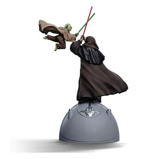 Star Wars Deluxe Art Scale Statue 1/10 Yoda vs Emperor Palpatine (CCXP Exclusive 2024) 31 cm 0618231955633