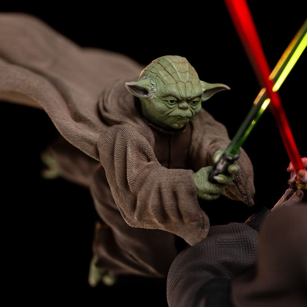 Star Wars Deluxe Art Scale Statue 1/10 Yoda vs Emperor Palpatine (CCXP Exclusive 2024) 31 cm 0618231955633