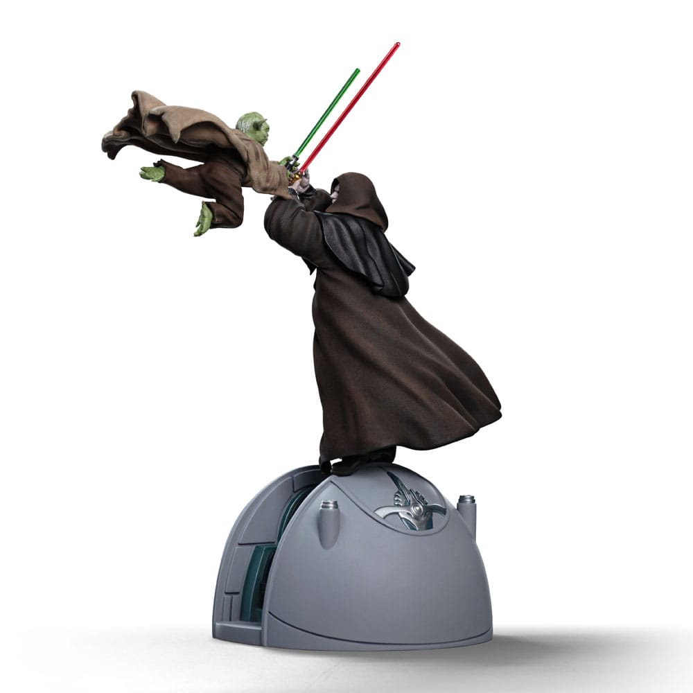 Star Wars Deluxe Art Scale Statue 1/10 Yoda vs Emperor Palpatine (CCXP Exclusive 2024) 31 cm 0618231955633