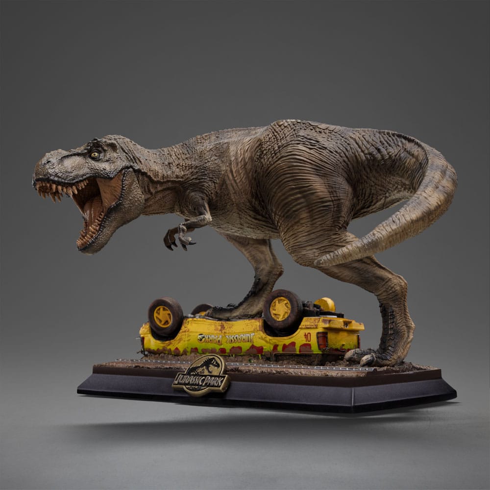 Jurassic Park Icons Statue T-Rex Attack 15 cm 0618231955886