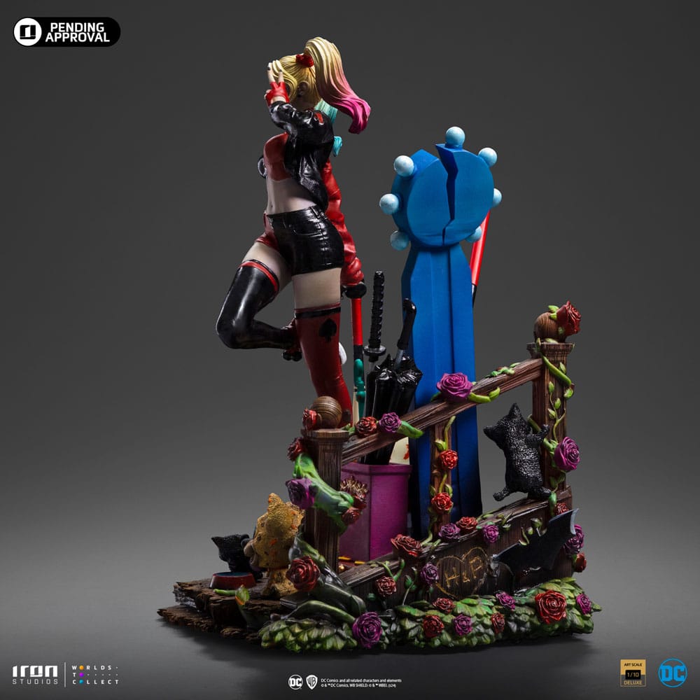 DC Comics Deluxe Art Scale Statue 1/10 Harley Quinn (Gotham City Sirens) 22 cm 0618231955978