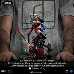 DC Comics Deluxe Art Scale Statue 1/10 Harley Quinn (Gotham City Sirens) 22 cm 0618231955978