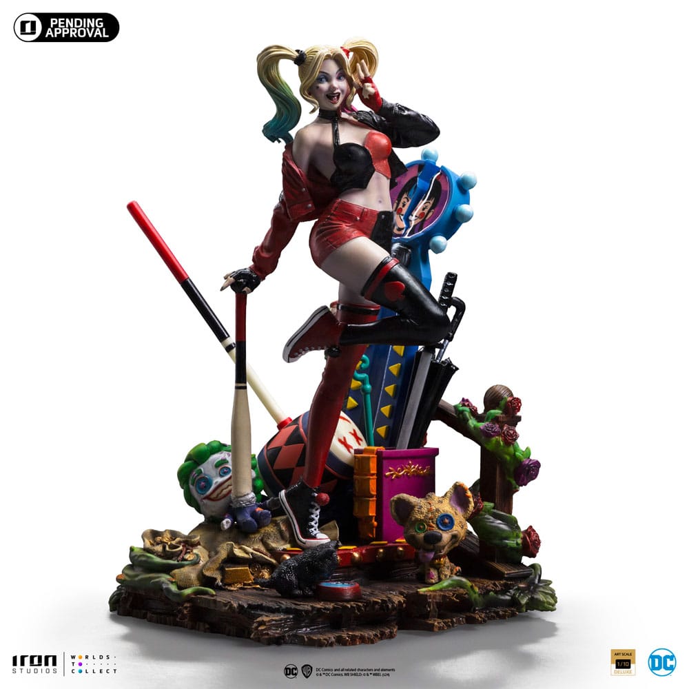 DC Comics Deluxe Art Scale Statue 1/10 Harley Quinn (Gotham City Sirens) 22 cm 0618231955978