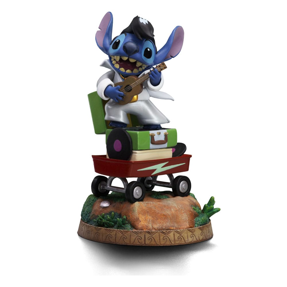 Lilo & Stitch Art Scale Statue 1/10 Stitch King of Rock 17 cm 0618231956104