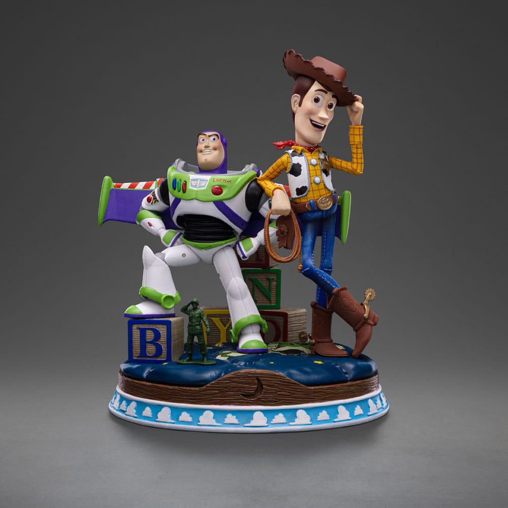 Toy Story Deluxe Art Scale Statue 1/10 Buzz & Woody 38 cm 0618231956388