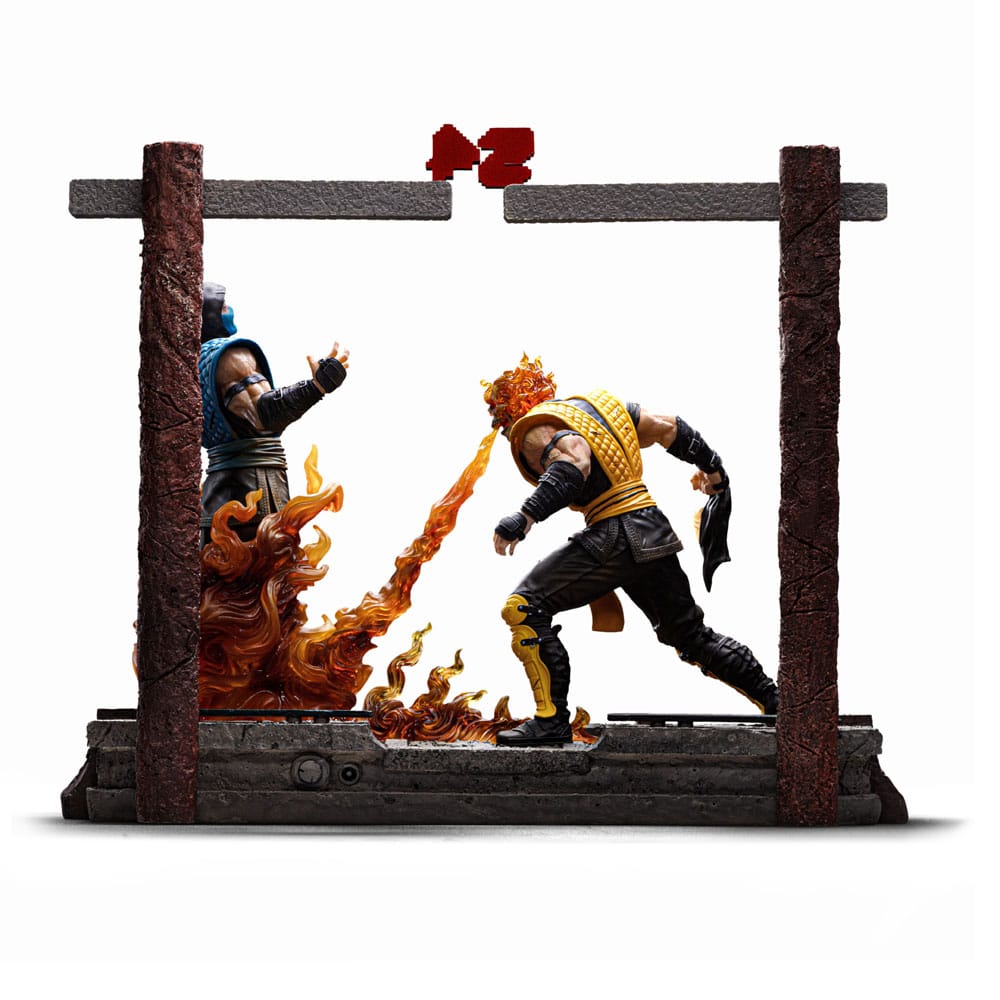 Mortal Kombat Deluxe Art Scale Statue 1/10 Scorpion Fatality 27 cm 0618231956418