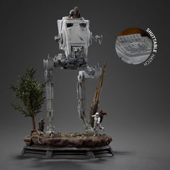 Star Wars Demi Art Scale Statue 1/20 AT-ST and Chewbacca 53 cm 0618231956449