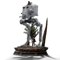 Star Wars Demi Art Scale Statue 1/20 AT-ST and Chewbacca 53 cm 0618231956449