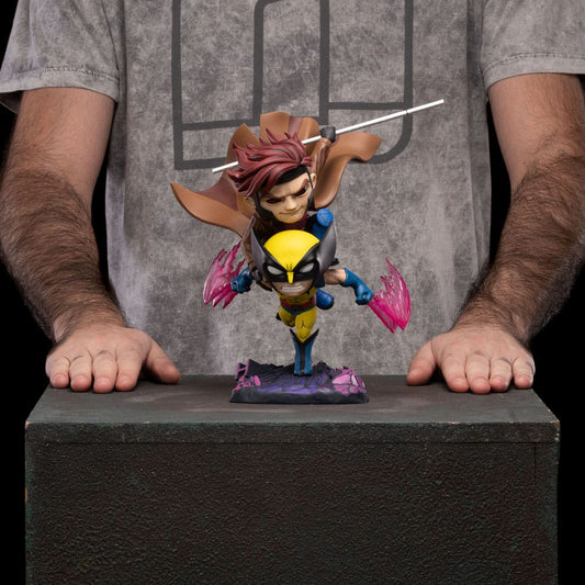 X-Men 97 Mini Co. PVC Figure Gambit and Wolverine 23 cm 0618231956494