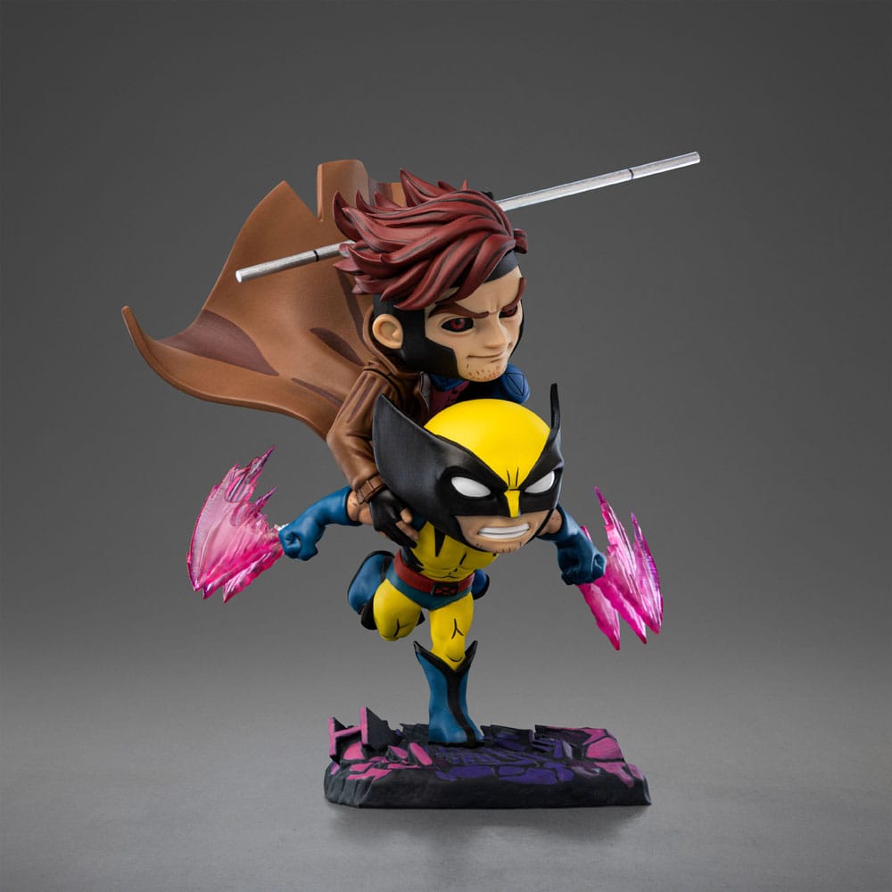 X-Men 97 Mini Co. PVC Figure Gambit and Wolverine 23 cm 0618231956494