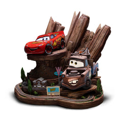 Cars Deluxe Art Scale Statue 1/10 Lightning Mcqueen & Tow Mater 31 cm 0618231956708