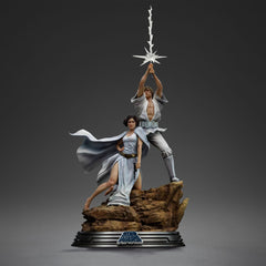 Star Wars Deluxe Art Scale Statue 1/10 Luke and Leia 41 cm 0618231957019