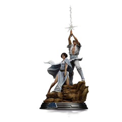 Star Wars Deluxe Art Scale Statue 1/10 Luke and Leia 41 cm 0618231957019