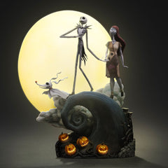 Nightmare before Christmas Deluxe Art Scale Statue 1/10 Jack and Sally 39 cm 0618231957101