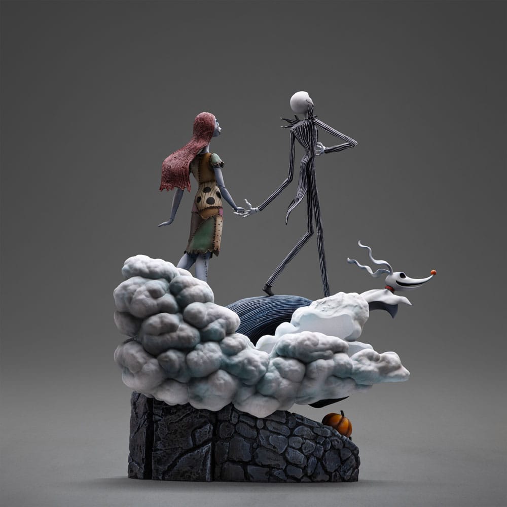 Nightmare before Christmas Deluxe Art Scale Statue 1/10 Jack and Sally 39 cm 0618231957101