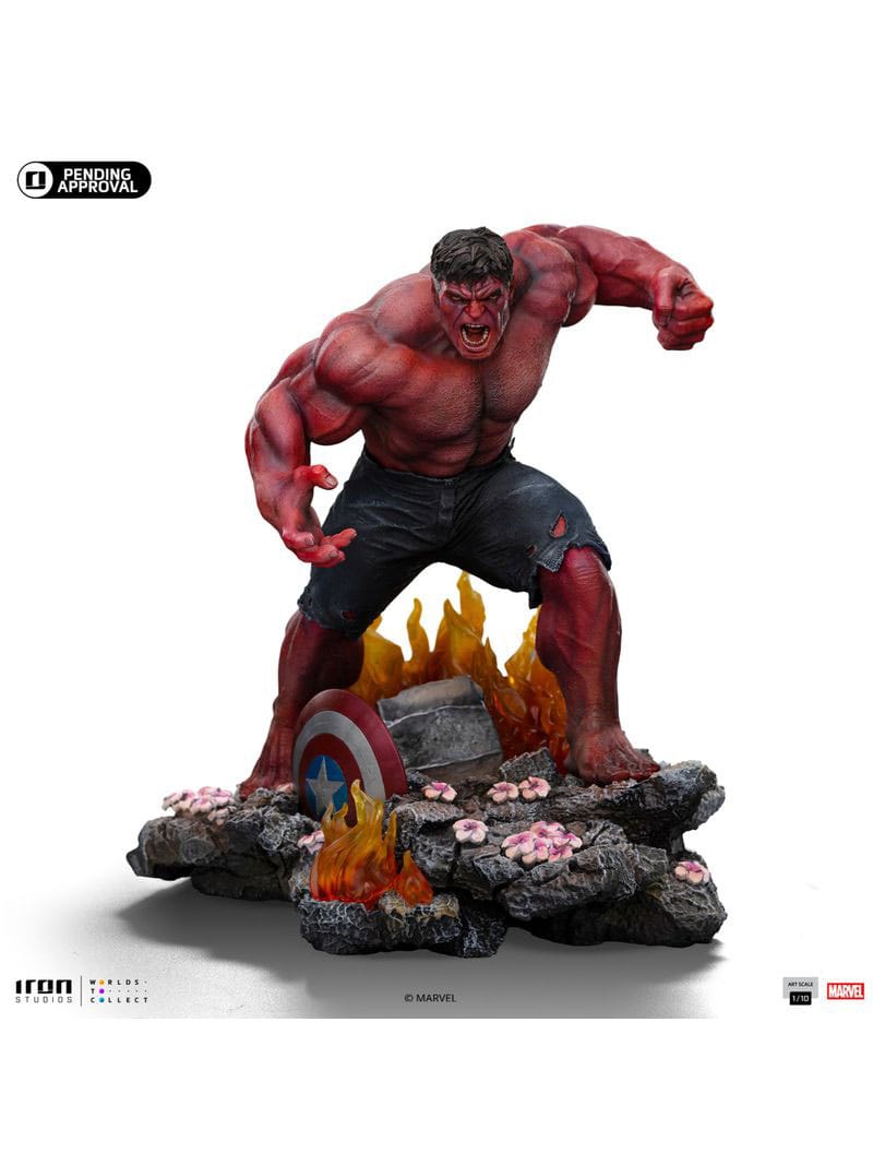 Marvel Art Scale Statue 1/10 Red Hulk 23 cm 0618231957125