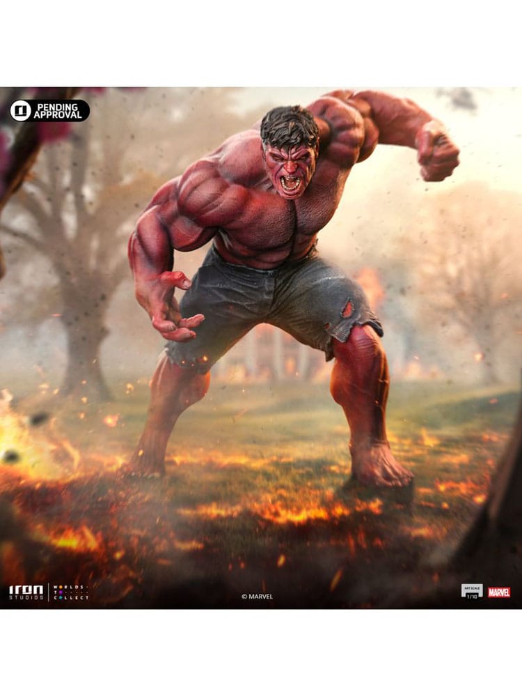 Marvel Art Scale Statue 1/10 Red Hulk 23 cm 0618231957125