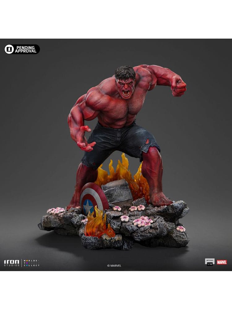 Marvel Art Scale Statue 1/10 Red Hulk 23 cm 0618231957125