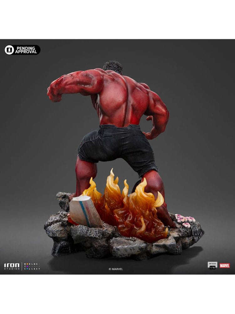 Marvel Art Scale Statue 1/10 Red Hulk 23 cm 0618231957125