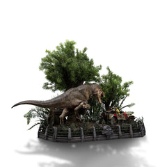 Jurassic Park Demi Art Scale Statue 1/20 T-Rex Chase 30 cm 0618231957163